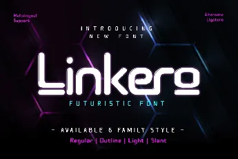 Linkero Trial font