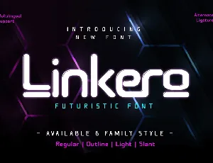 Linkero Trial font