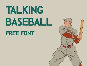 Baseball font