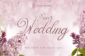 Dear Wedding font