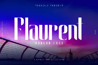 Flaurent Modern font