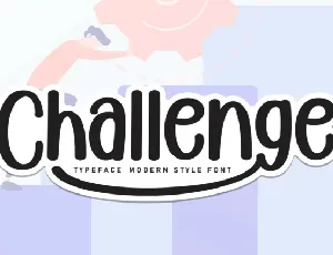 Challenge Display font