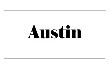 Austin Family font