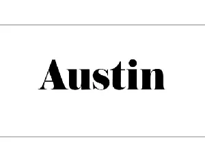 Austin Family font