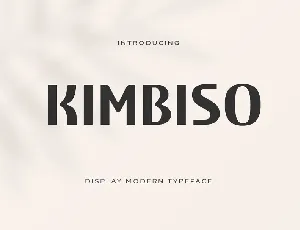 Kimbiso font