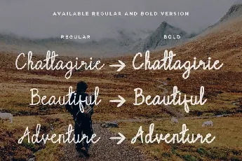 Chattagirie Handwritten font