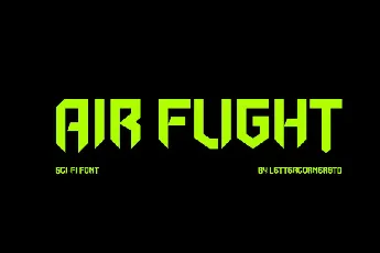 Air Flight font