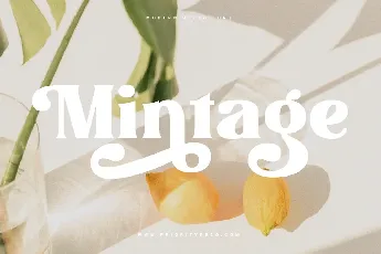 Mintage font