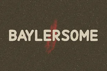 Baylersome font