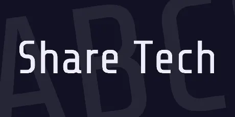 Share Tech font