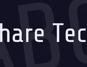 Share Tech font