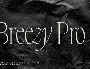 Breezy Pro font