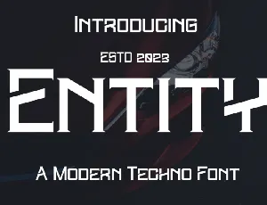 Entity font