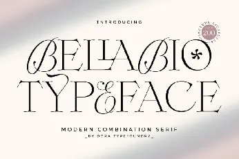 Bellabio font