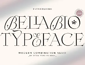 Bellabio font