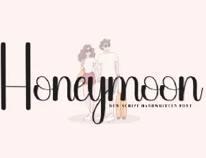 Honeymoon Script Typeface font