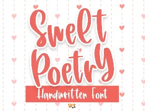 Sweet Poetry font