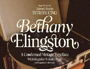 Bethany Elingston font