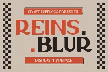 Reins Blur font