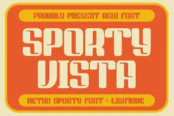 Sporty Vista font