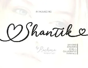 Shantik font