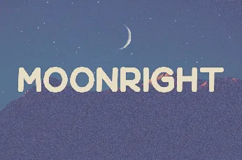 Moonright font