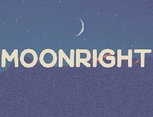 Moonright font