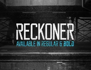 Reckoner font