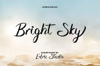 Bright Sky font