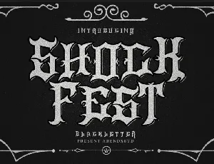 Shock Fest font