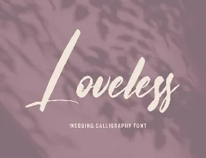 Loveless font