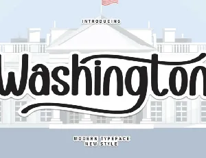 Washington Display Typeface font