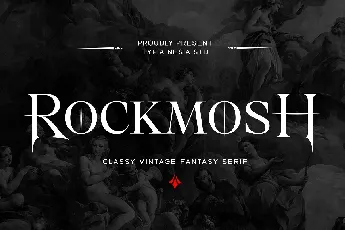 Rockmosh font