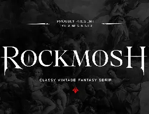 Rockmosh font