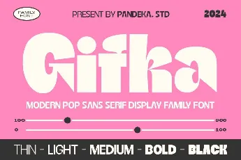 Gifka DEMO font