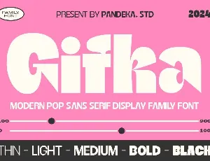 Gifka DEMO font