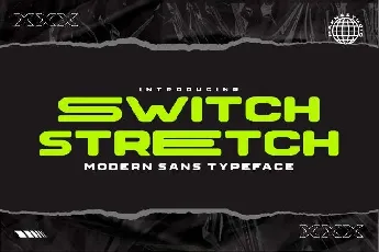 Switch Stretch font