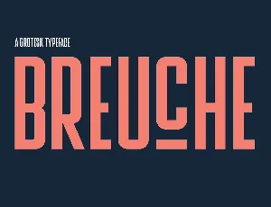 Breuche font