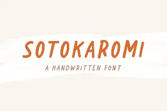 SotoKaroMi font