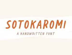 SotoKaroMi font