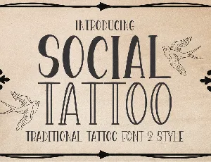 Social Tattoo font