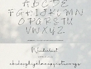 Wanderlust Free font