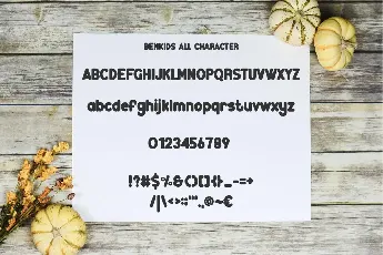 Benkids font