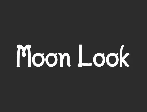 Moon Look font