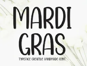 Mardi Gras Display font