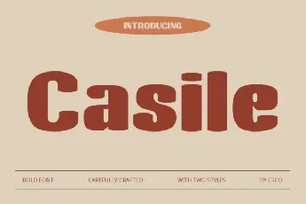 Casile font