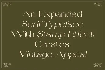 Fezeline Stamp font