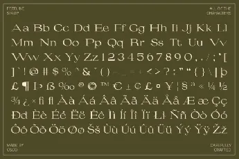 Fezeline Stamp font