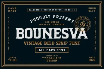 Bounesva font