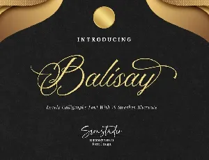 Balisay font